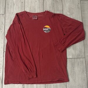 Red Long Sleeve Shirt
